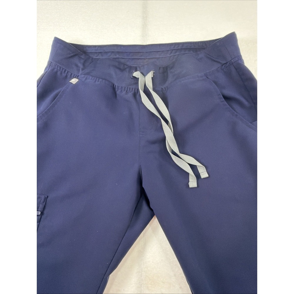 FIGS Zamora Navy Blue Jogger Scrub Pants Women Style W18SW2005 Size Medium - Picture 6 of 11